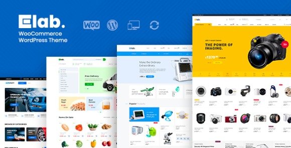 eLab WooCommerce Marketplace WordPress Theme Download