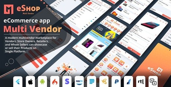 eShop Flutter Multi Vendor eCommerce Full App Source Code