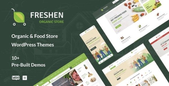 Freshen Organic Food Store WordPress Theme Download