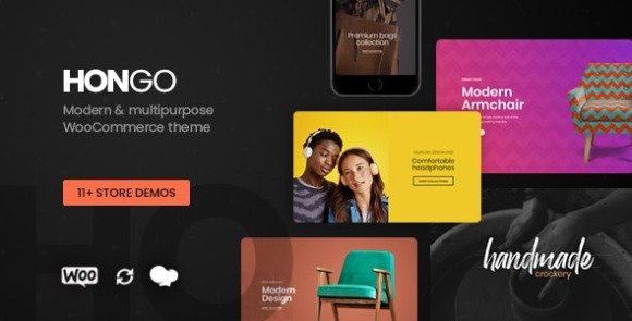 Hongo Modern and Multipurpose WooCommerce WordPress Theme Download