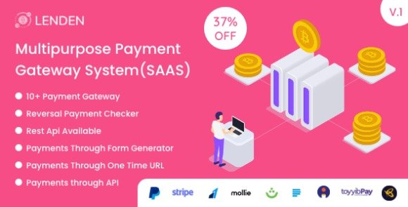 Lenden Multipurpose Payment Gateway System SaaS PHP Script