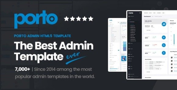 Porto Admin Responsive HTML5 Template Download