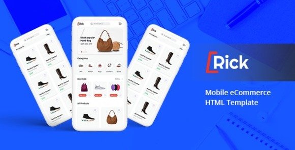 Rick Bootstrap Mobile eCommerce HTML Template Download