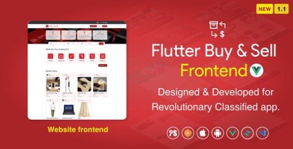 BuySell Frontend with Vue.js and PHP Backend Olx Mercari Carousell Classified Full App Source Code