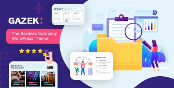 Gazek Review and Membership WordPress Theme Download