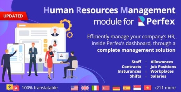 Human Resources Management HR Module for Perfex CRM Addon
