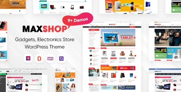 MaxShop Electronics Store Elementor WooCommerce WordPress Theme Download