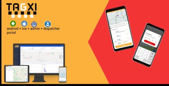 TAGXI Taxi Application Uber Clone Android iOS Dashboard App Source