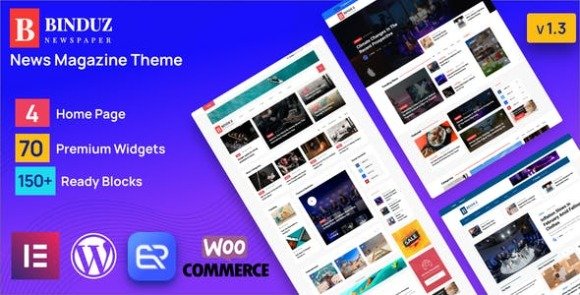 Binduz WordPress News Magazine Theme Download