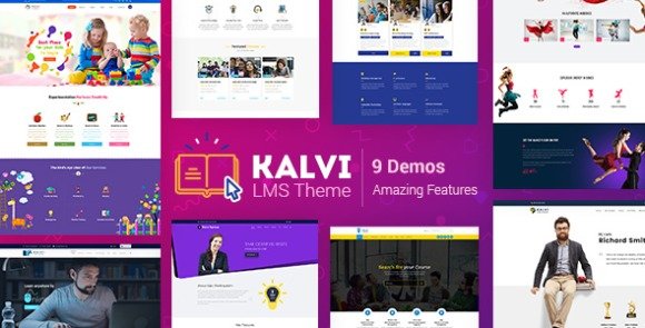 Kalvi LMS Education WordPress Theme Download