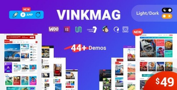 Vinkmag AMP Newspaper Magazine WordPress Theme Download