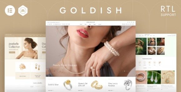 Goldish Jewelry Store WooCommerce Theme Free Download