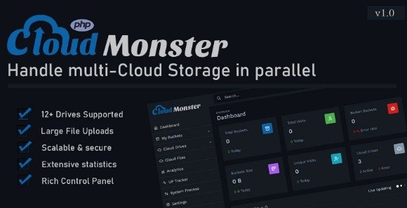 Cloud Monster PHP Script Download