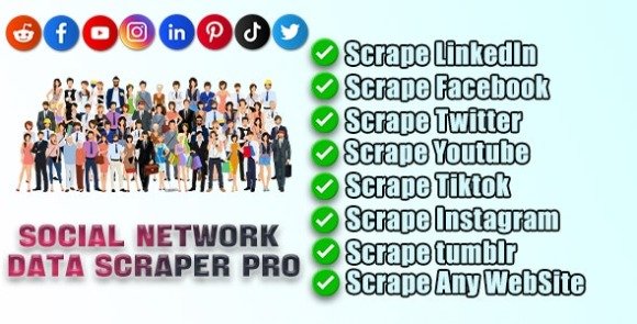 Social Network Data Scraper Pro