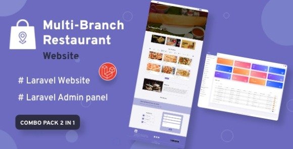 Multi-Branch Restaurant Laravel Website with Admin Panel PHP Script