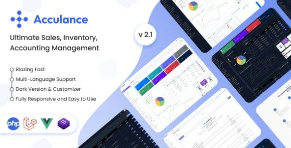 Acculance Ultimate Sales Inventory Accounting Management System PHP Script