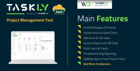 TASKLY SaaS Project Management Tool Nulled Download