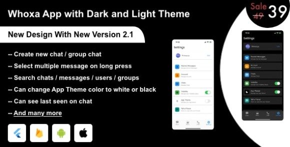 WhatsApp Clone Chat Audio Video App Flutter Android and iOS