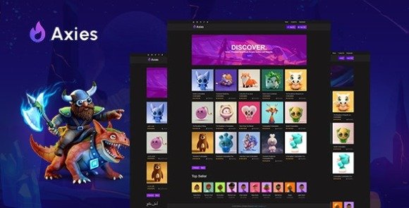Axies Premium Downloads Scripts System with Website PHP Script