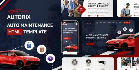 Autorix Auto Maintenance HTML Template Download