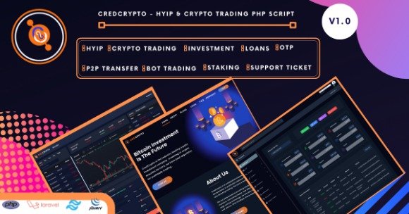 CredCrypto HYIP Investment and Trading Nulled Script
