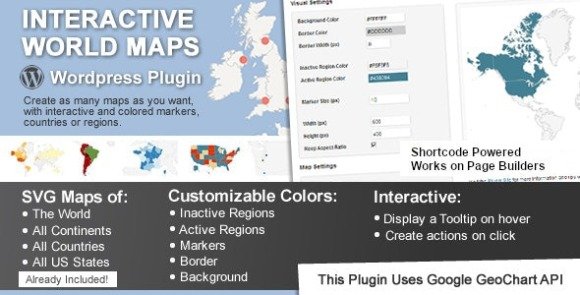 Interactive World Maps WordPress Plugin