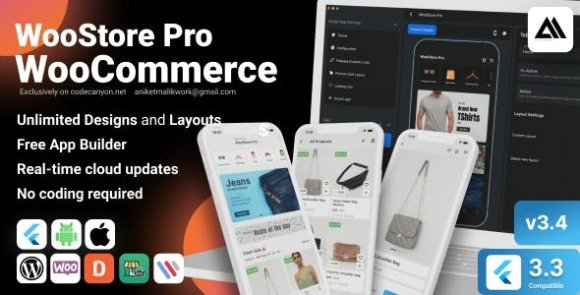 WooStore Pro WooCommerce Flutter Full App Ecommerce with Multi Vendor Marketplace