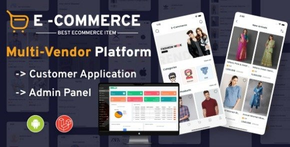 eCommerce Multi vendor ecommerce Android App with Admin Panel Source Code