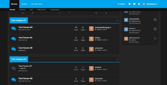 Invision Community Abstract Theme