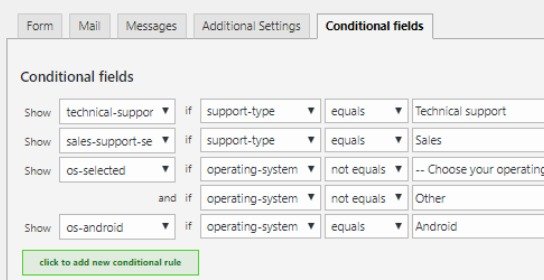 Conditional Fields Pro WordPress Plugin