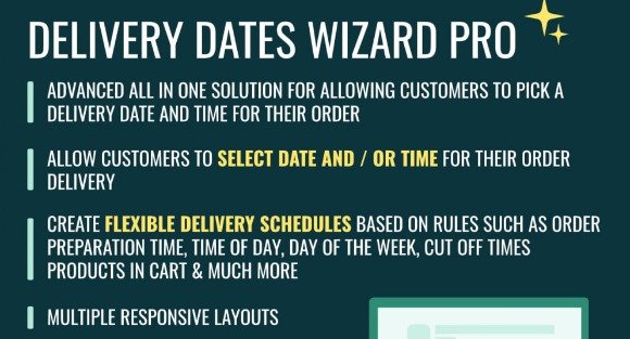 Delivery Dates Wizard Pro Module for PrestaShop