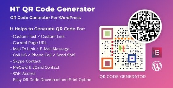 HT QR Code Generator for WordPress Plugin