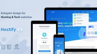 Hostify Hosting HTML and WHMCS Template
