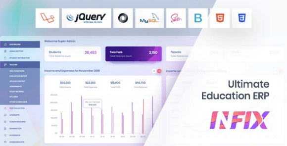 InfixEdu School Management System Software Nulled PHP Script