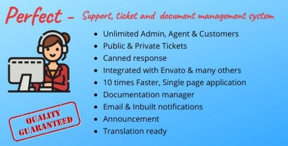 Perfect Support Ticketing Document Management System Nulled