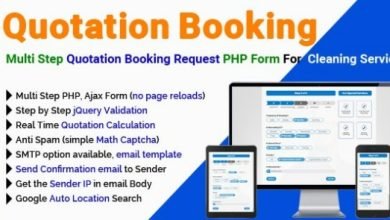 Quotation Booking Multi Step Quotation Booking Request PHP Form