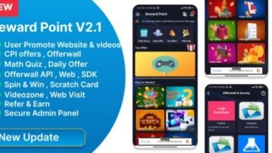 Reward Point CPI Offer Offerwall Game Spin App Source
