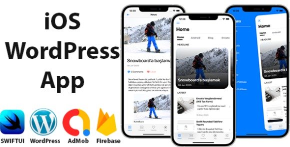 SwiftUI iOS WordPress App for Blog and News Site