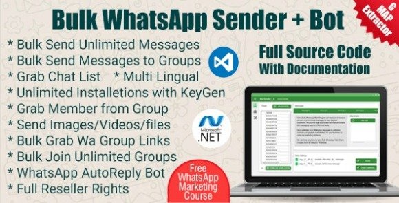 WaSender Bulk WhatsApp Sender Windows Software