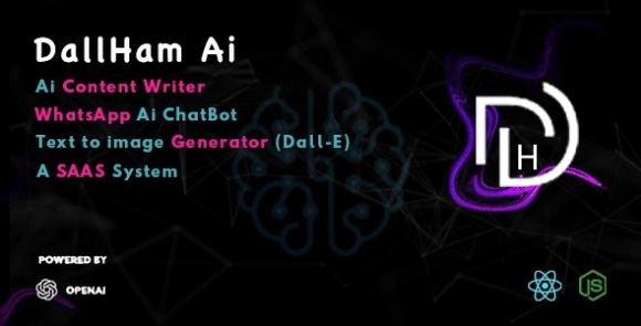 DallHam Ai WhatsApp Chatbot AI Content Creator Image Generator SaaS
