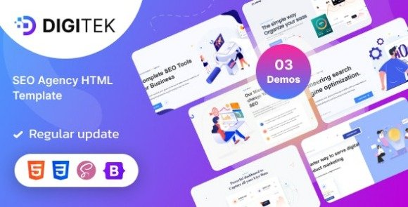 Digitek SEO Service HTML Template