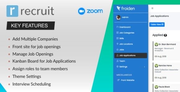 Recruit Recruitment Manager Nulled Script