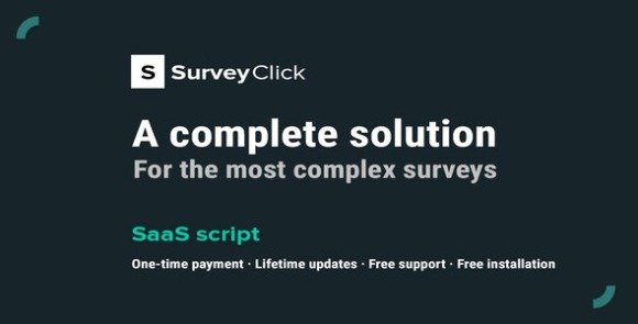 SurveyClick SaaS Survey Builder PHP Script