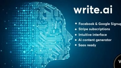 Writeai AI Content Generation Tool SaaS PHP Script