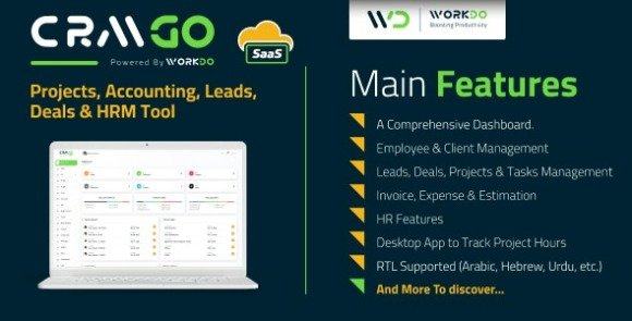 CRMGo SaaS Nulled Script