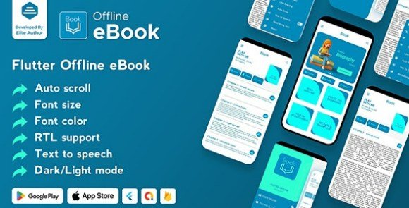 Flutter Offline eBook App Source