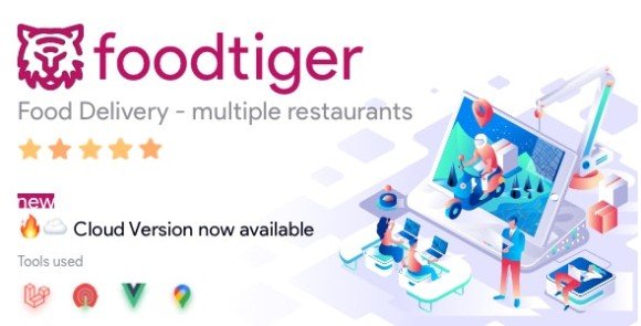 FoodTiger Food Delivery Multiple Restaurants Script