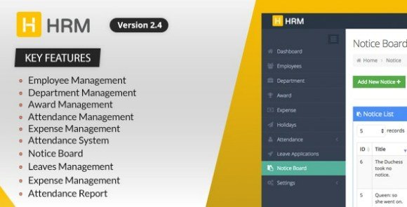 HRM Human Resource Management Nulled Script