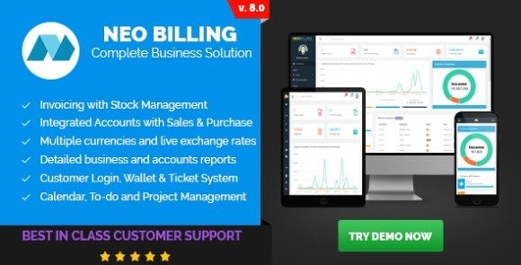Neo Billing Accounting Invoicing CRM Software Nulled