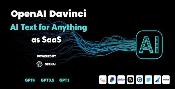 OpenAI Davinci AI Writing Assistant and Content Creator as SaaS Nulled